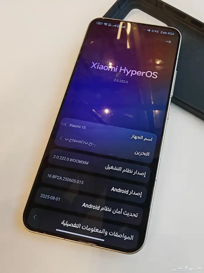 للبيع وبدل شاومي 15 نسخه العالميه 512 3
