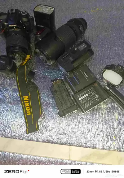 كاميره نيكون D7100بجميع الملحقات index