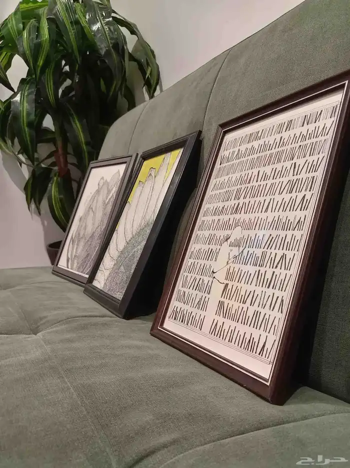 لوح فنيه عمل يد للبيع السعر 100 0