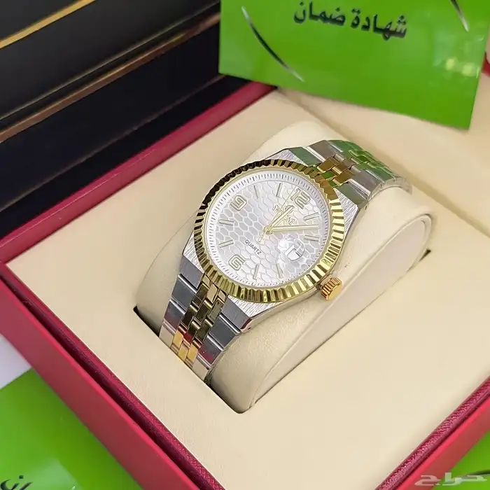 ساعات رجالية فاخرة (كوارتز) شبيه رولكس 3
