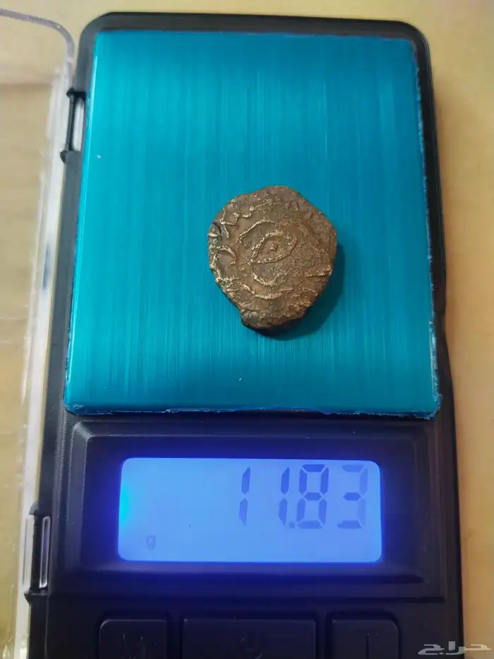 عملة البومة الحيانية من النوادر ضرب العلا قبل الميلاد 4