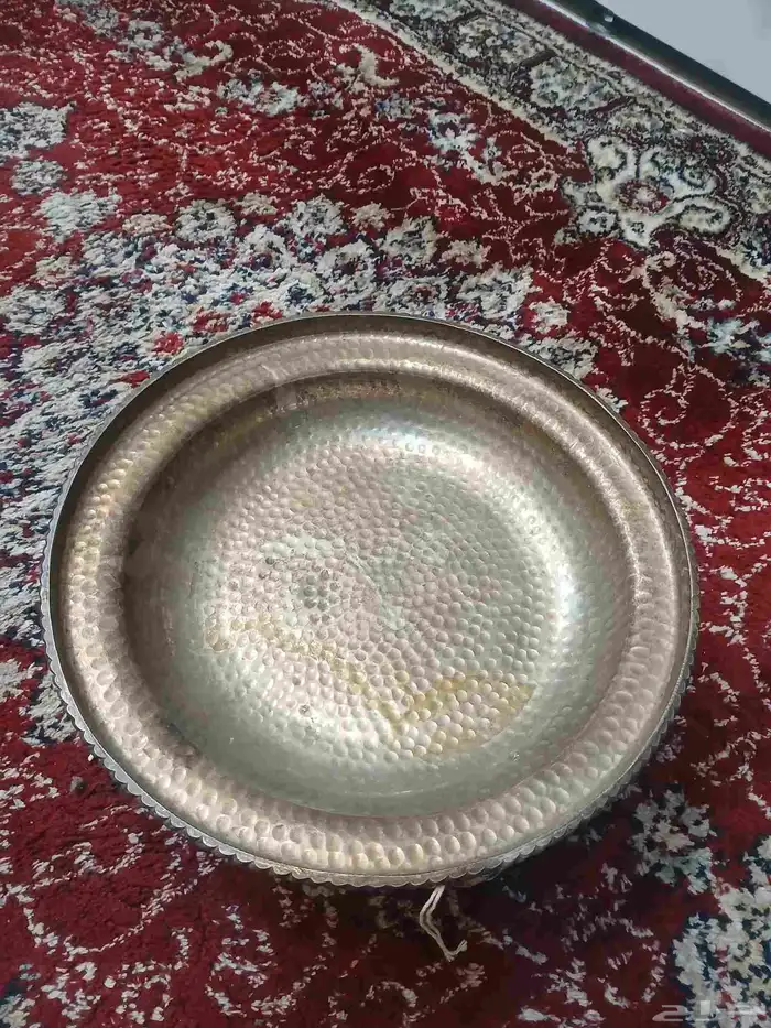 صينية تقديم نحاس بقاعده 2