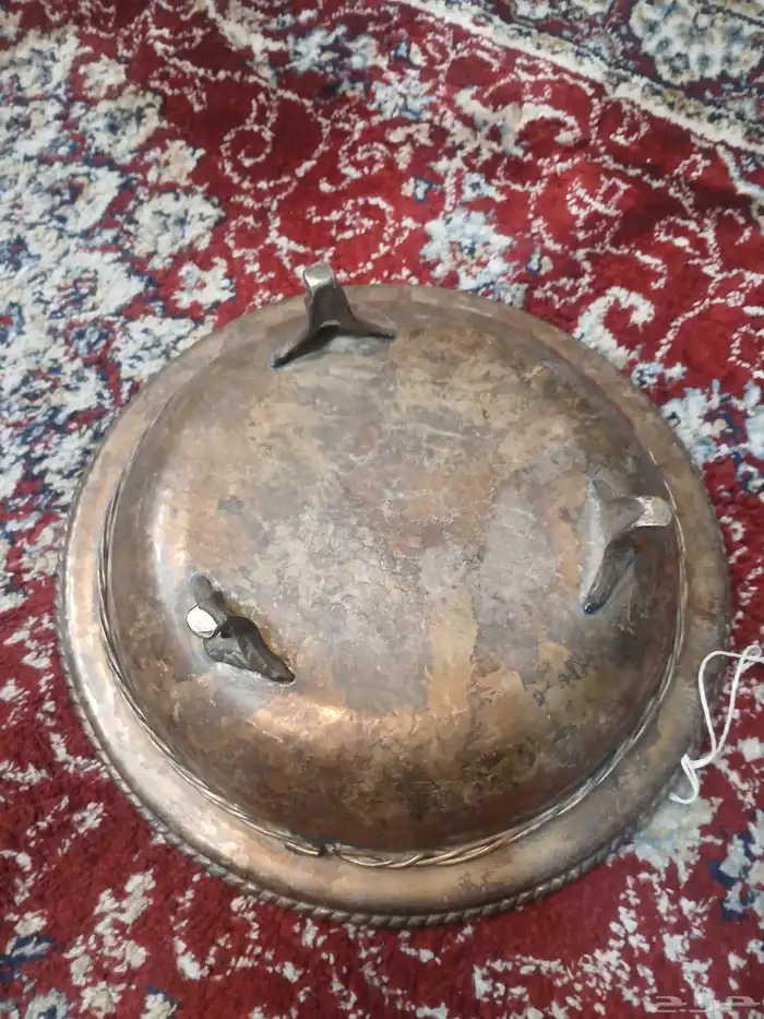 صينية تقديم نحاس بقاعده 1