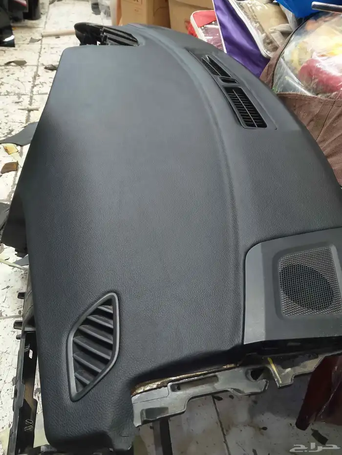 تنجيد قشرة طبلون سوناتا موديل 2016 جلد أسود مناسب جدا  لضباب 4