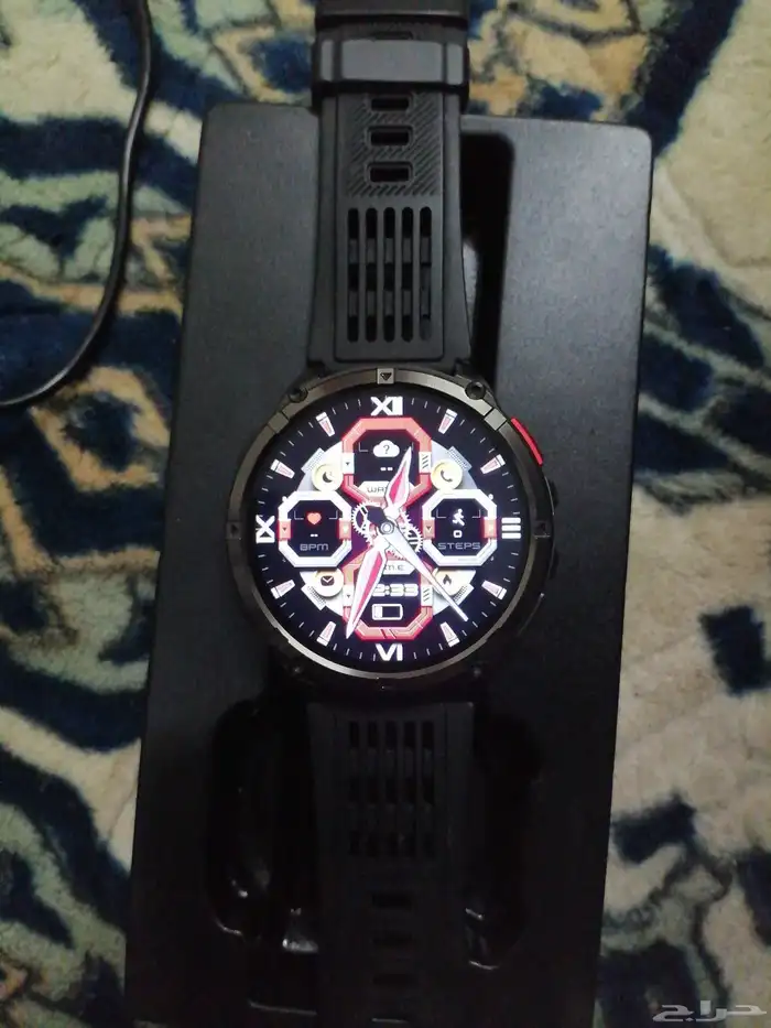 ساعة ذكية HT33 أصلية - بطارية جبارة 1100mAh- مقاومة للماء 7