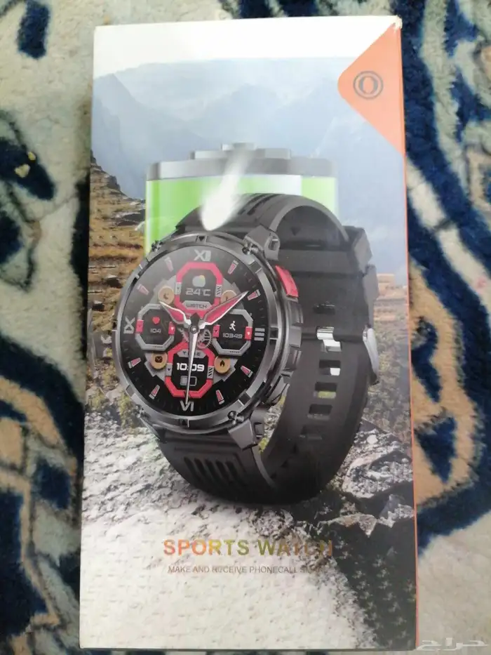 ساعة ذكية HT33 أصلية - بطارية جبارة 1100mAh- مقاومة للماء 0