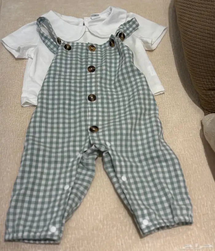 ملابس أطفال أولاد 0-6 شهور بعضها جديد وبعضها مستعمل نظيف. 8