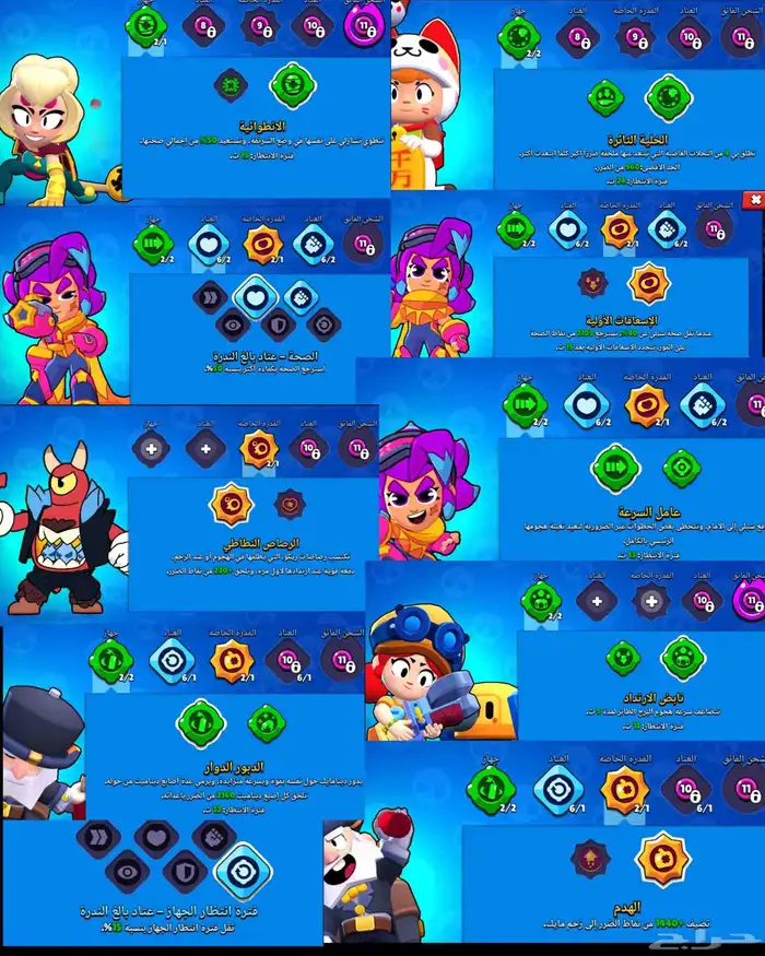 براول ستارز للبيع 50 ريال تحويل بنكي فقط 10