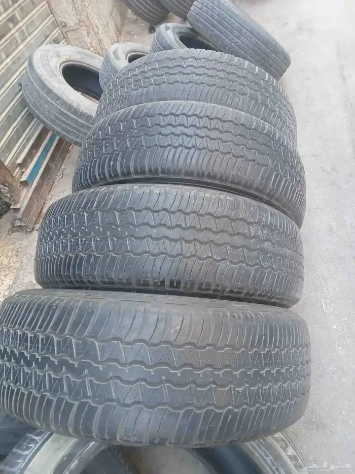 نعرض لكم كفرات دنلوب ياباني وكاله منزل اخو الجديد 265 65 18 8