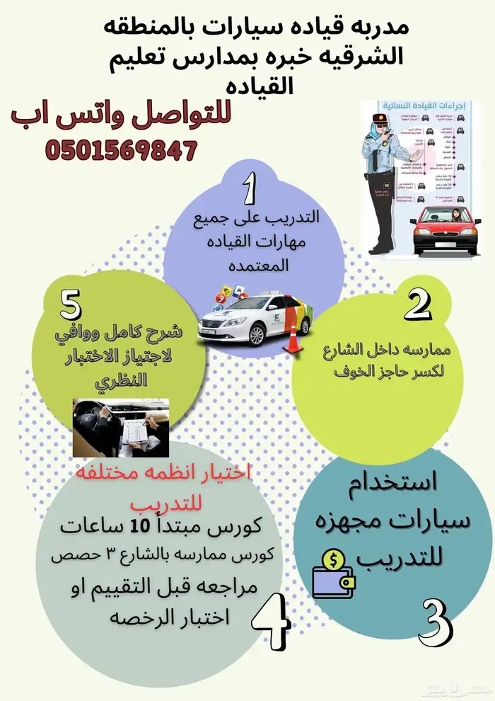 مدربه قياده سيارات ( الخبر والظهران والدمام ) 0