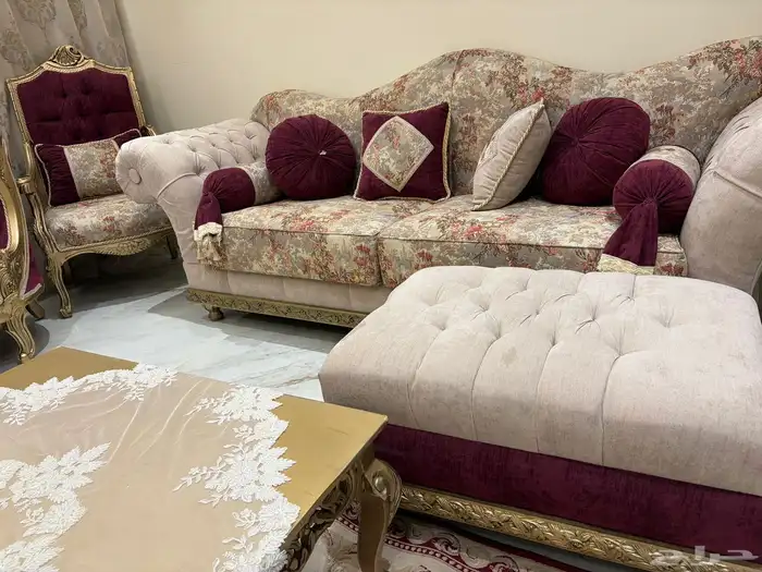 مجلس صالون كامل للبيع كالجديد 6