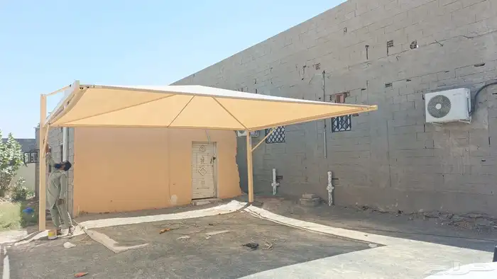 مظلات سيارات جده نقل وفك وتغيير قماش مظلات وتركيب سواتر 5