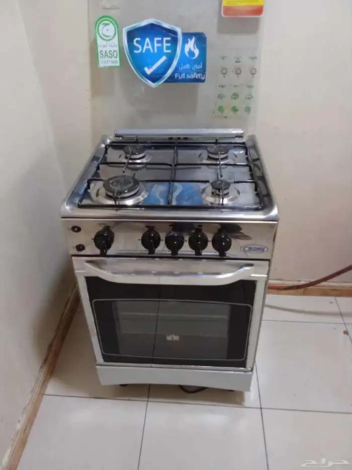 فرن غاز غسالة شبه جديد 7
