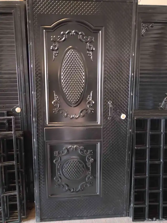 أبواب جاهزة حديد المنيوم وشبابيك 1