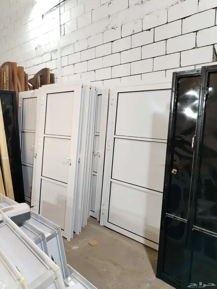 أبواب جاهزة حديد المنيوم وشبابيك 8