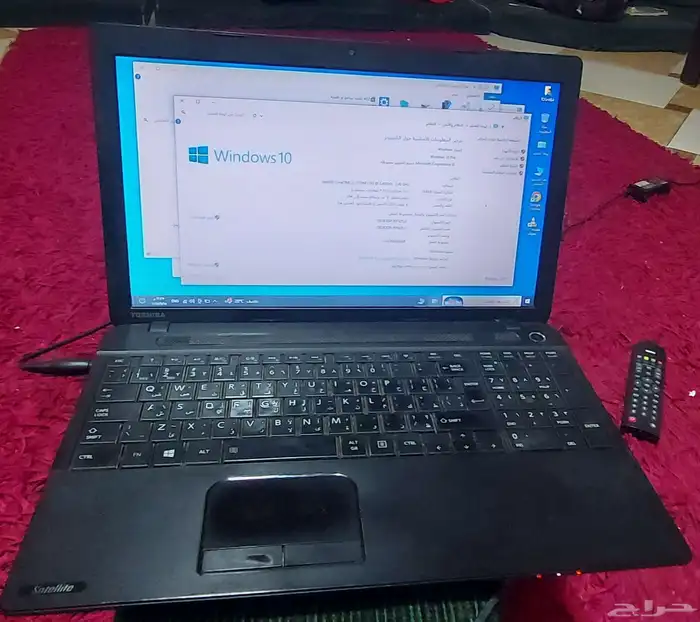 لاب توب توشيبا للبيع شغال فل 0