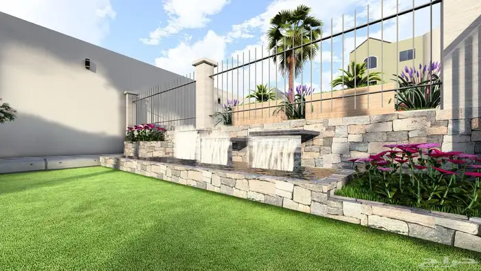 تصميم واجهات فلل وديكورات داخلية 11