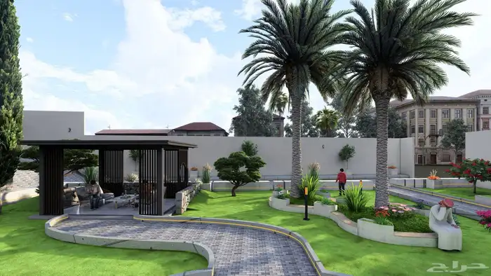 تصميم واجهات فلل وديكورات داخلية 15