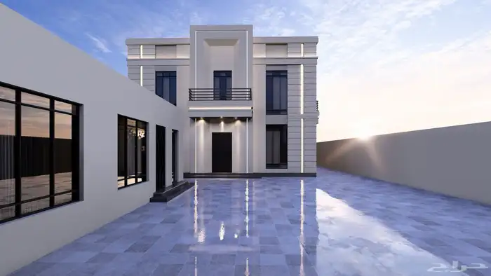 تصميم واجهات فلل وديكورات داخلية 48