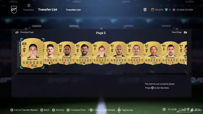 حساب ستيم fc26 مع التشكيلة واللعبة 3