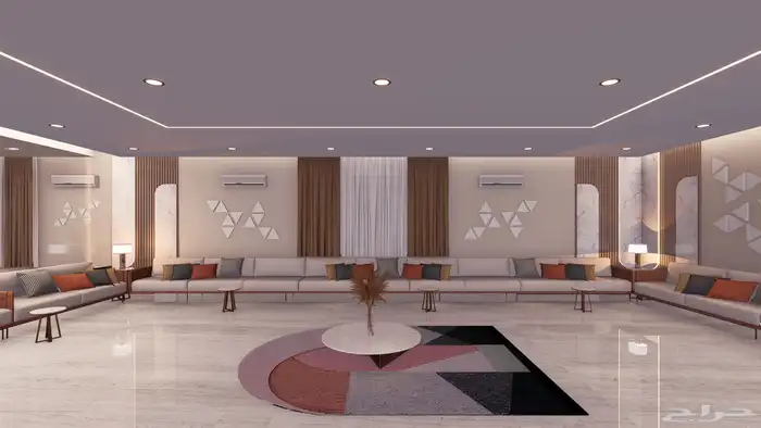 تصميم واجهات فلل وديكورات داخلية 20