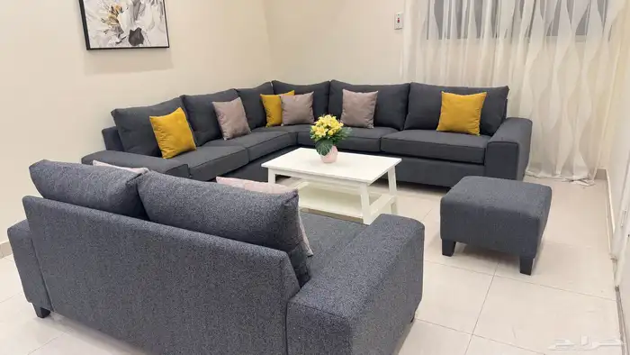 كنب مودرن راقي فخم ومريح من ايكيا حرف ال 4