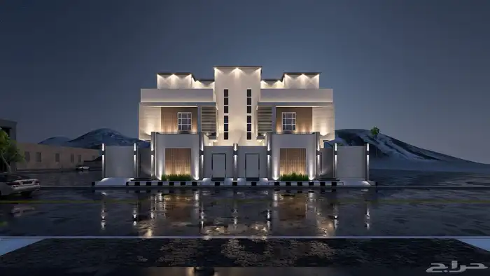 تصميم واجهات فلل وديكورات داخلية 41