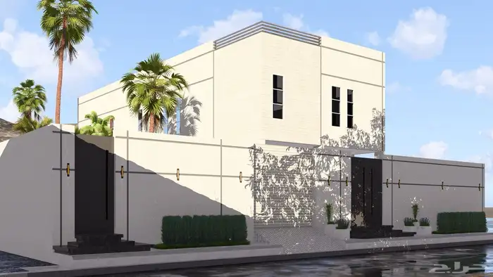 تصميم واجهات فلل وديكورات داخلية 38