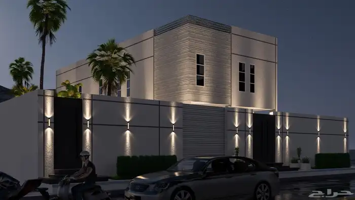 تصميم واجهات فلل وديكورات داخلية 37