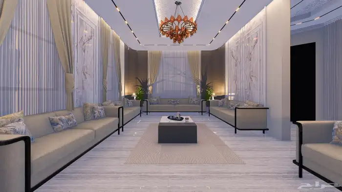 تصميم واجهات فلل وديكورات داخلية 22