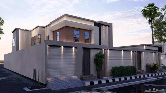 تصميم واجهات فلل وديكورات داخلية 45