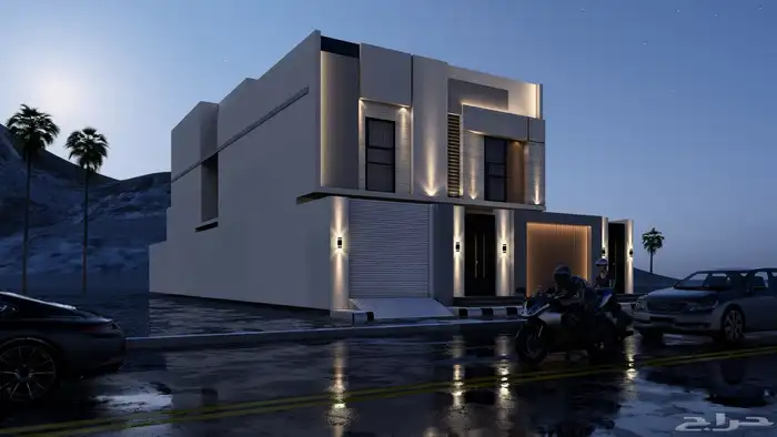 تصميم واجهات فلل وديكورات داخلية 31