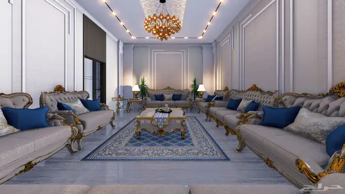 تصميم واجهات فلل وديكورات داخلية 26