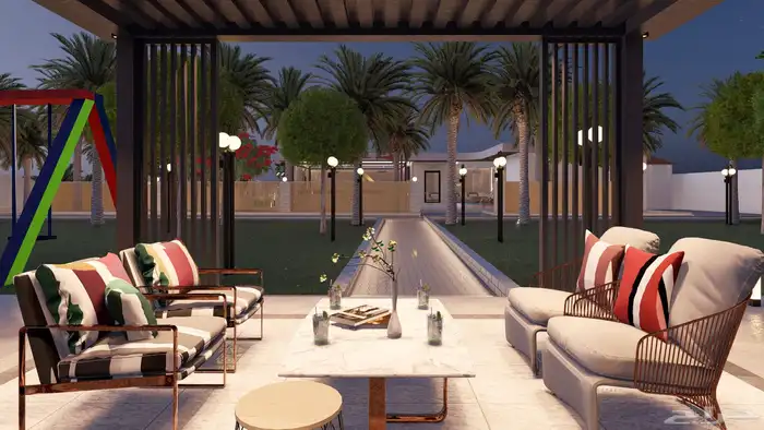 تصميم واجهات فلل وديكورات داخلية 17