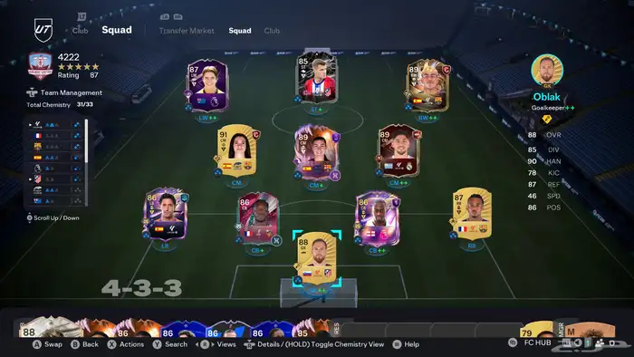 حساب ستيم fc26 مع التشكيلة واللعبة 0