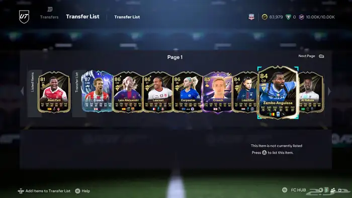 حساب ستيم fc26 مع التشكيلة واللعبة 2