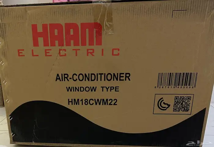 مكيف شباك للبيع جديد 18 وحدة السعر 1000 0