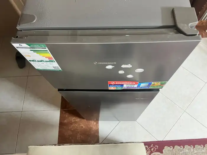 ثلاجة هومر شبه جديدة 170 لتر 6 قدم رصاصي 3