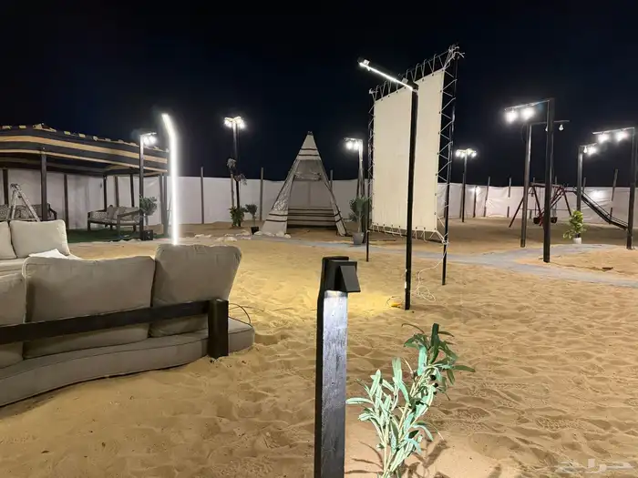 مخيم ارام للإيجار اليومي VIP ومرتب وتصميم روعه 25