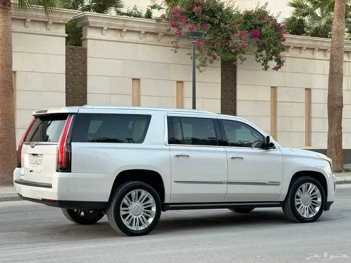 كاديلاك اسكاليد طويل موديل 2019 بلاتينيوم تشيكات وكاله 22