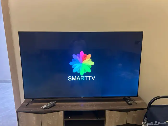 شاشة 75شبة جديدة مدة الاستخدام 6شهور سمارت ذكية 3