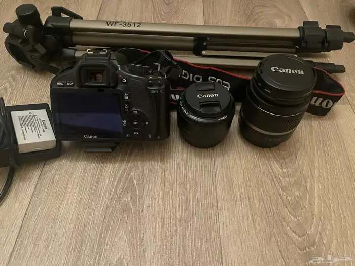 كاميرا كانون 550D canon وملحقاتها 1
