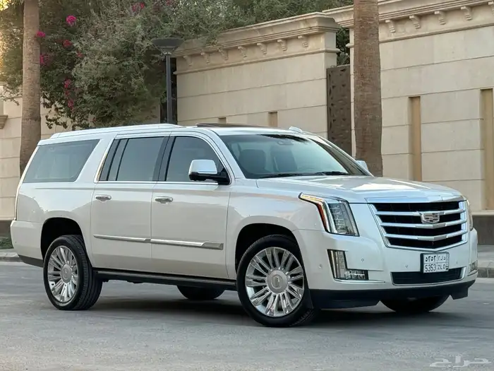 كاديلاك اسكاليد طويل موديل 2019 بلاتينيوم تشيكات وكاله 72