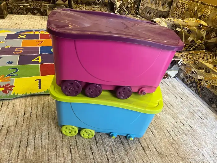 سجادة العاب للاطفال وصناديق حفظ الالعاب 1