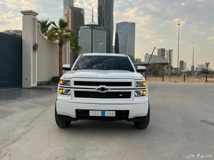 2014 شفر سيلفرادو 8 سلندر دبل سعودي الجميح نظيف جدا 8