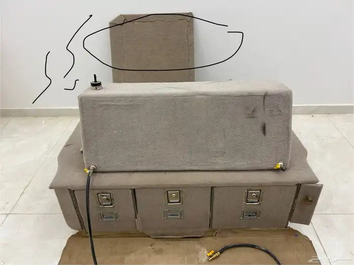 دروج خشب طبق تانكي ماء المنيوم 0