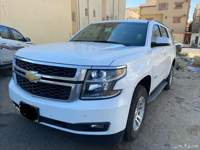 تاهو 2016 ابيض ls دبل نظيف ممشى 254الف كل شي ع الشرط 27