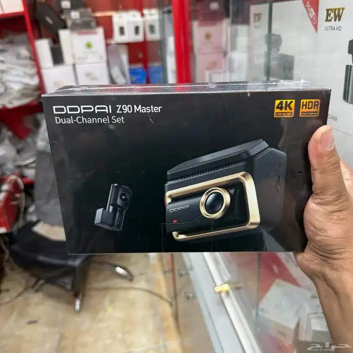 داش كام DDPAlZ90Masterامامي وخلفية 4K تدعم  GPS 4