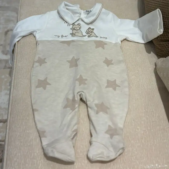 ملابس أطفال أولاد 0-6 شهور بعضها جديد وبعضها مستعمل نظيف. 7