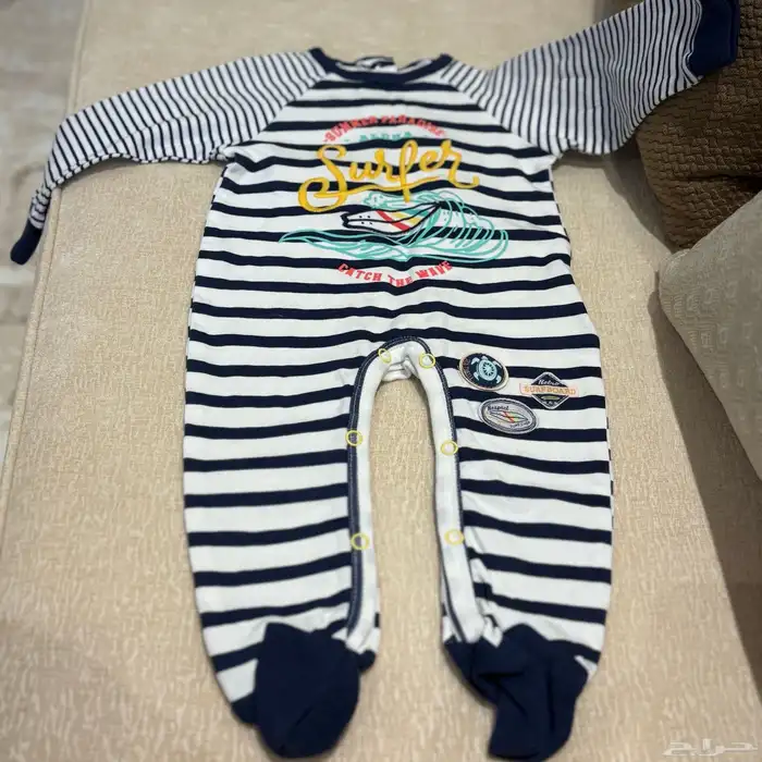 ملابس أطفال أولاد 0-6 شهور بعضها جديد وبعضها مستعمل نظيف. 5